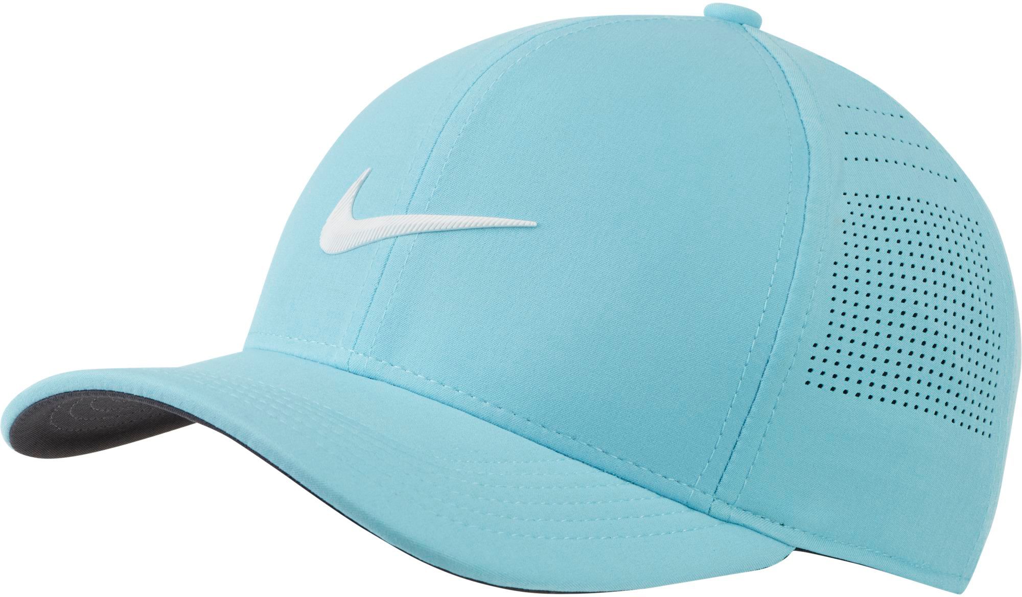 nike blue golf hat