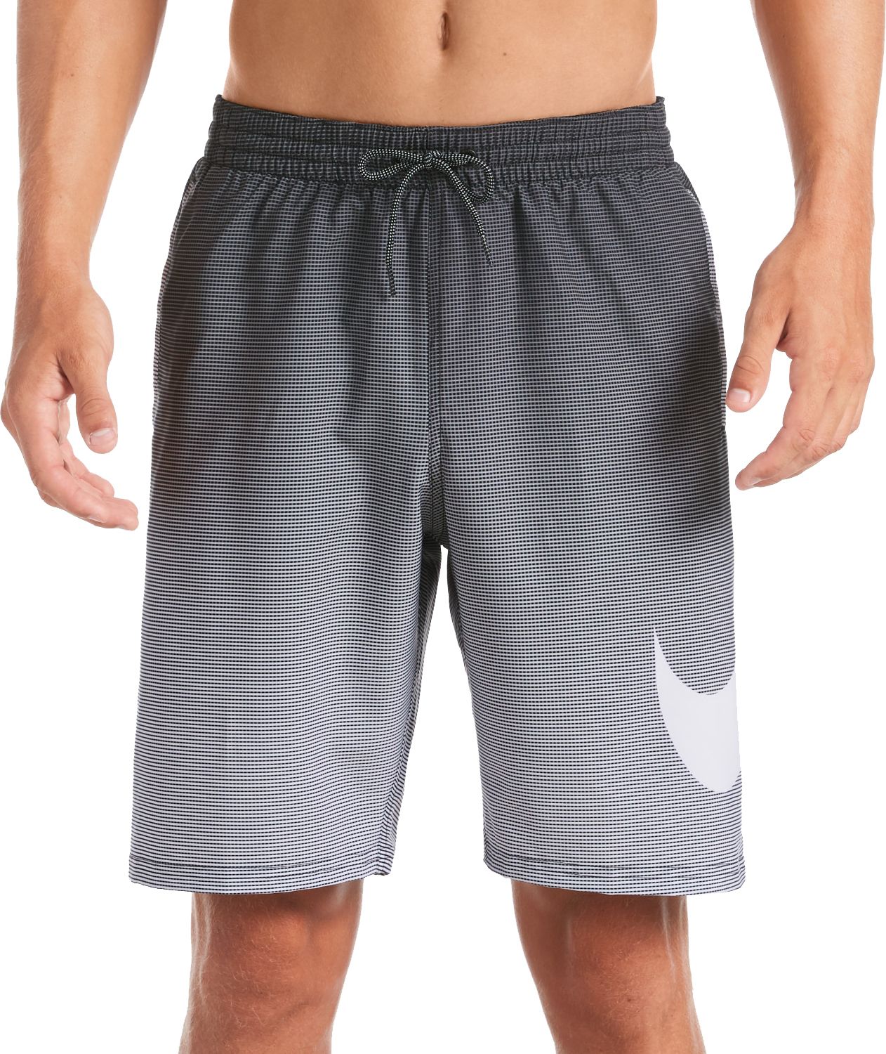 mens black nike swim trunks