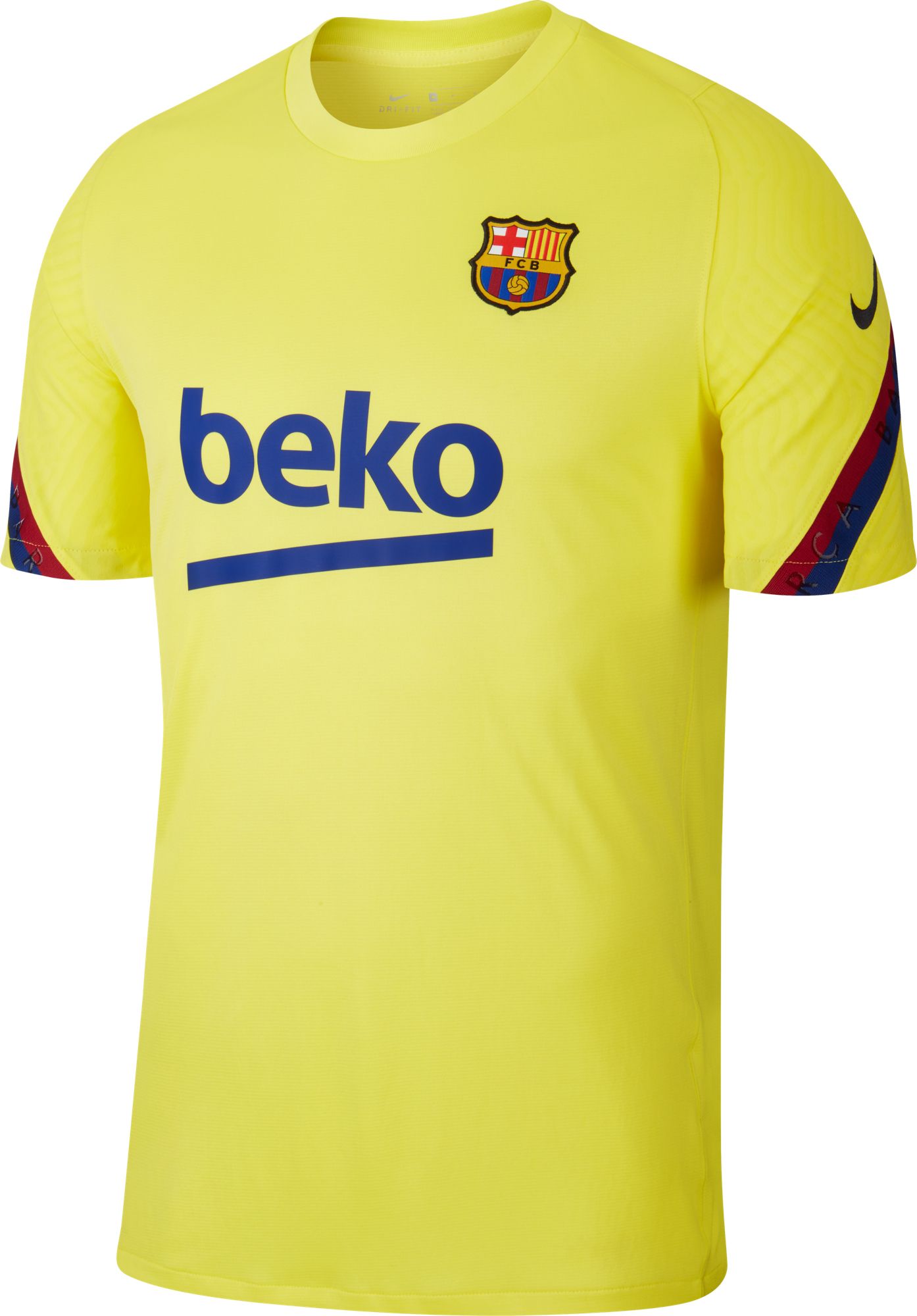FC Barcelona Yellow Training Shirt 