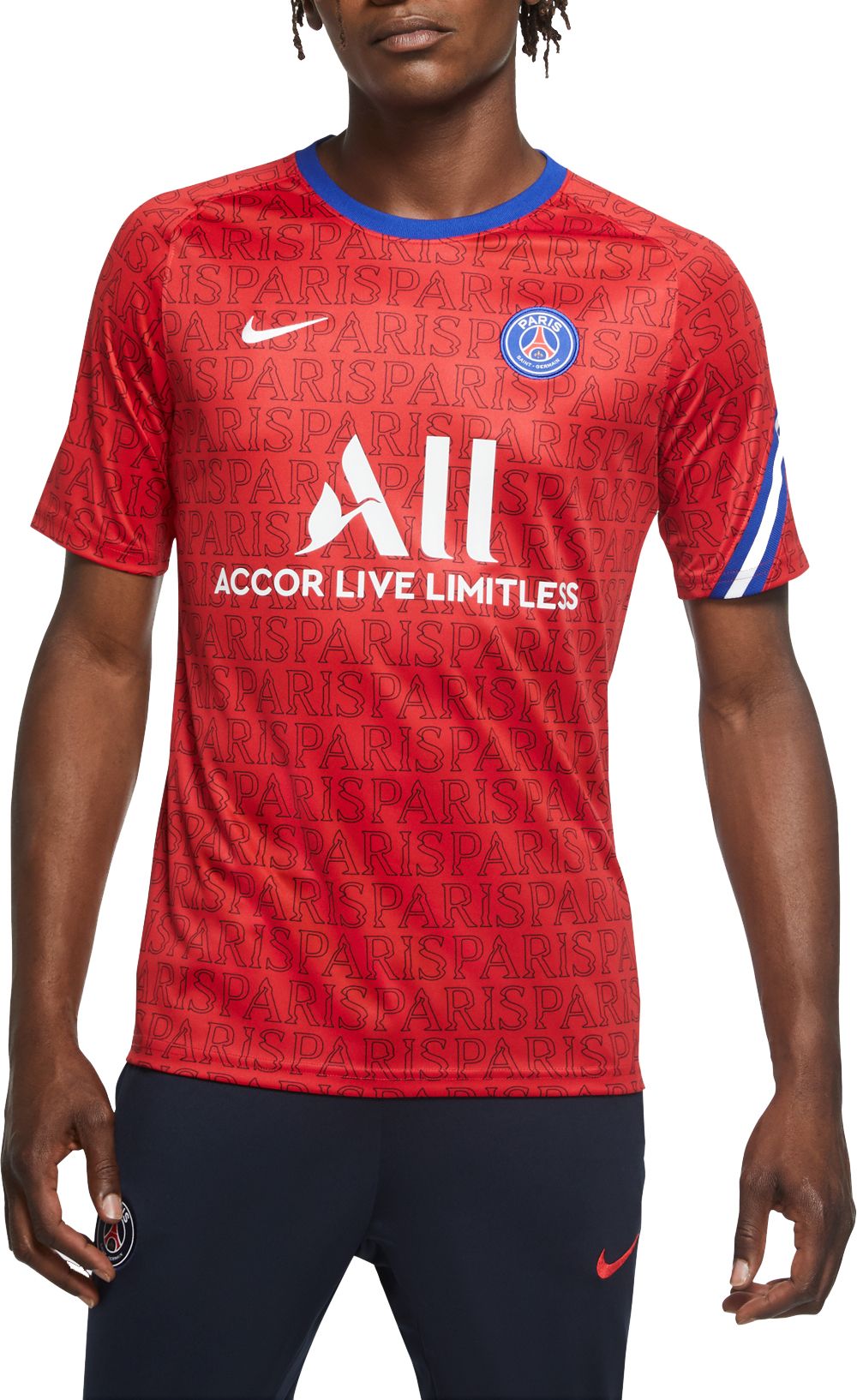 paris saint germain red jersey