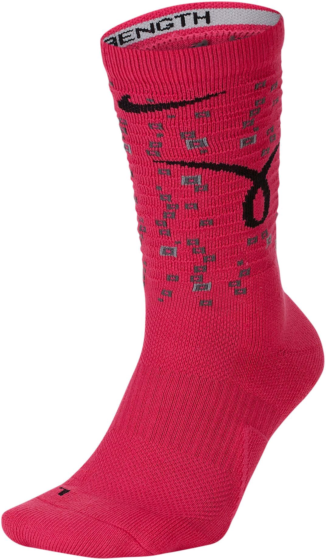 pink nike elite socks breast cancer