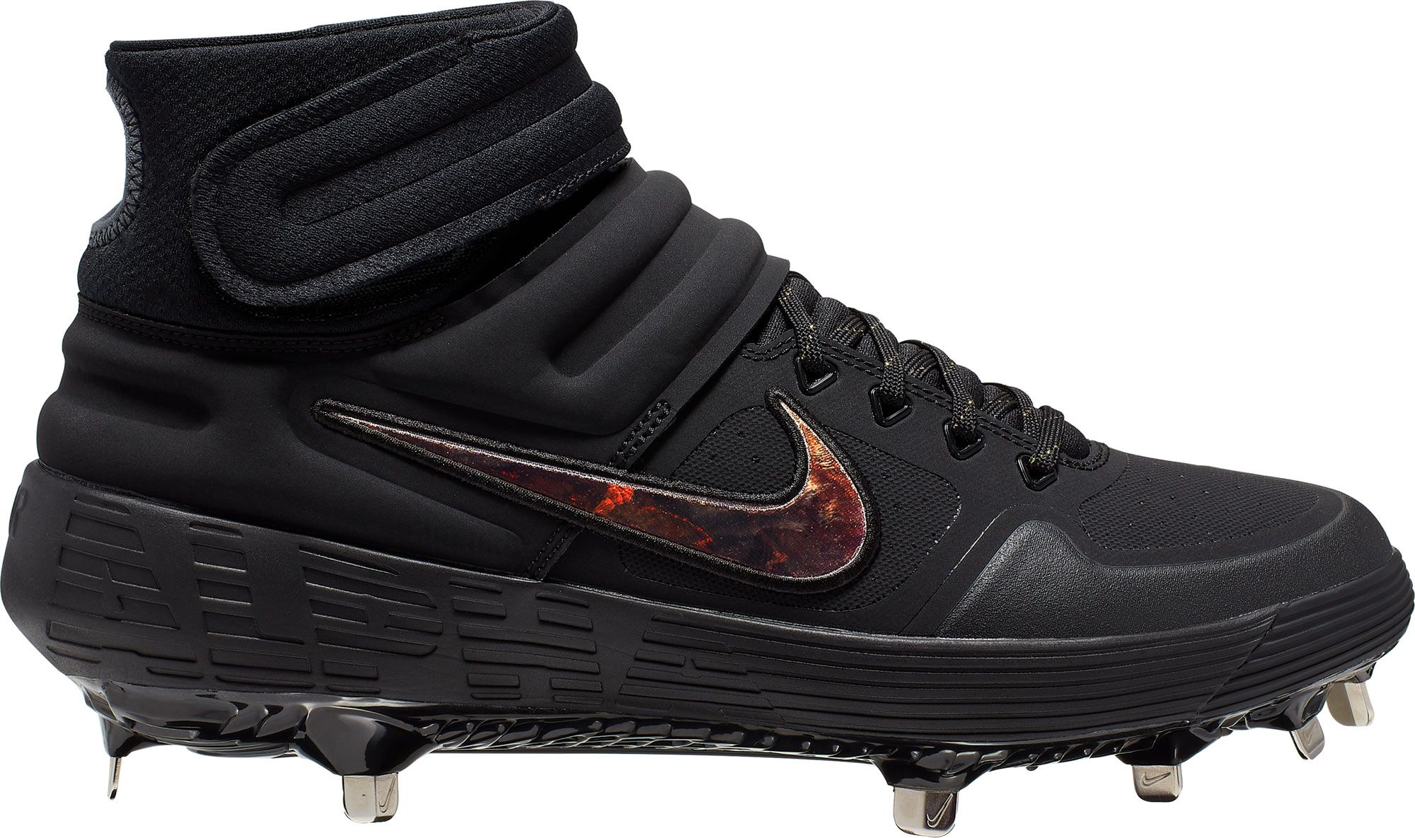 nike men's alpha huarache elite 2 mid mcs molded cleats