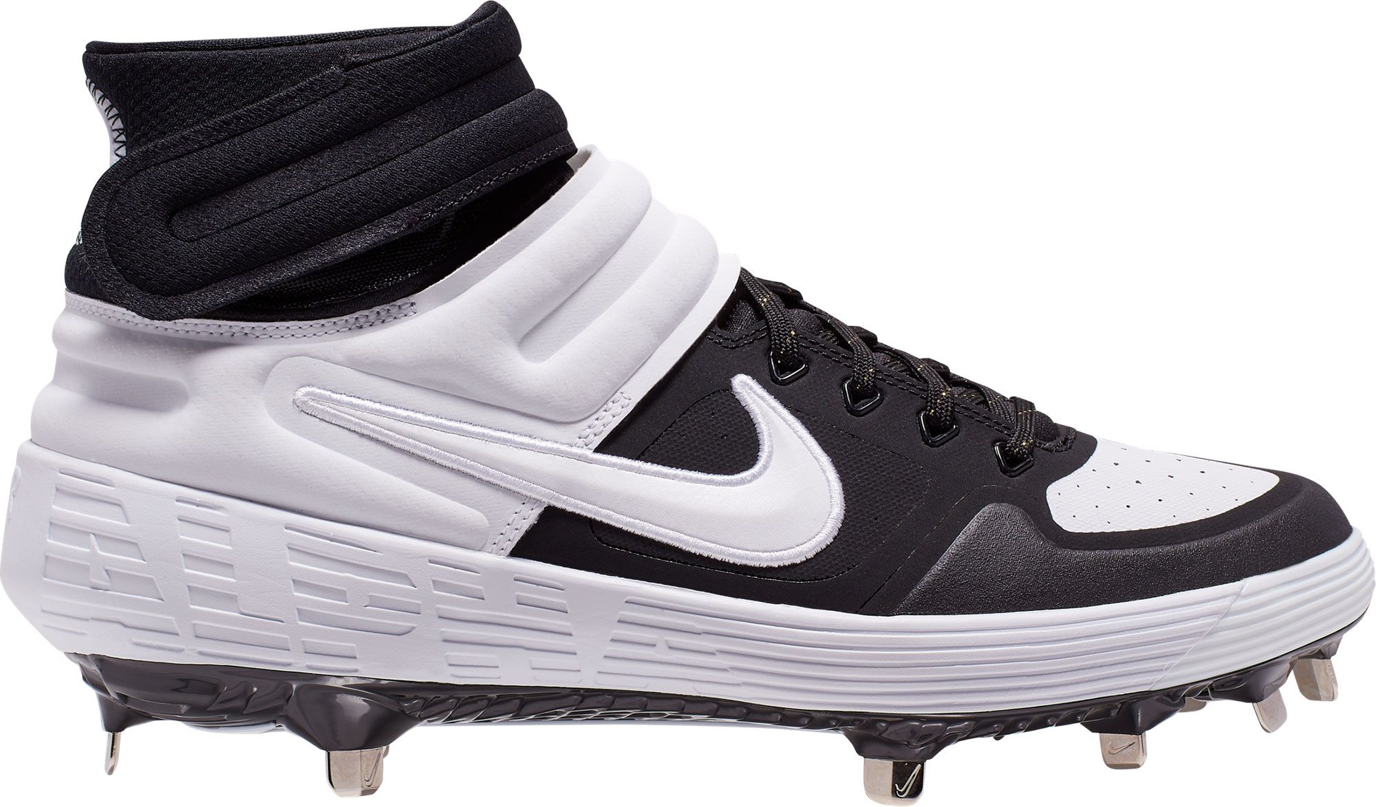 nike men's alpha huarache elite 2 mid mcs molded cleats