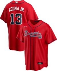 Nike Men's Atlanta Braves 2023 City Connect Ronald Acuña Jr. #13 Cool Base  Jersey