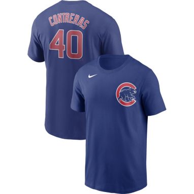 sorry, Nike Men's Chicago Cubs Wilson Contreras #40 Blue T-Shirt is currently out of stock