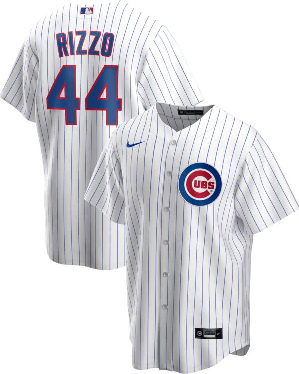 Nike Men's Replica Chicago Cubs Anthony Rizzo #44 White Cool Base Jersey