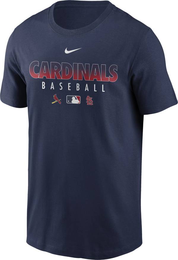 Nike Men&#39;s St. Louis Cardinals Navy Dri-FIT Baseball T-Shirt | DICK&#39;S Sporting Goods