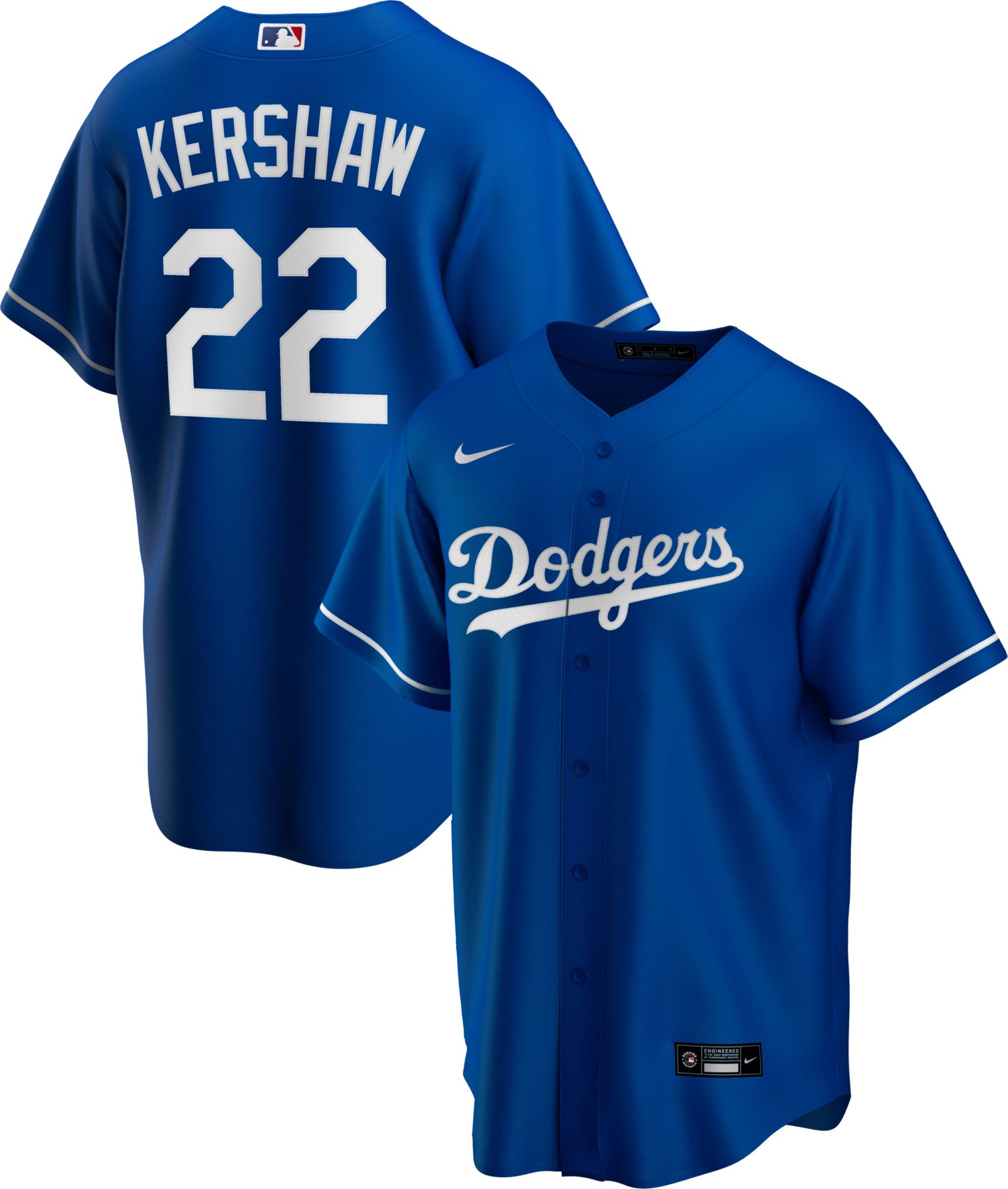 kershaw blue jersey