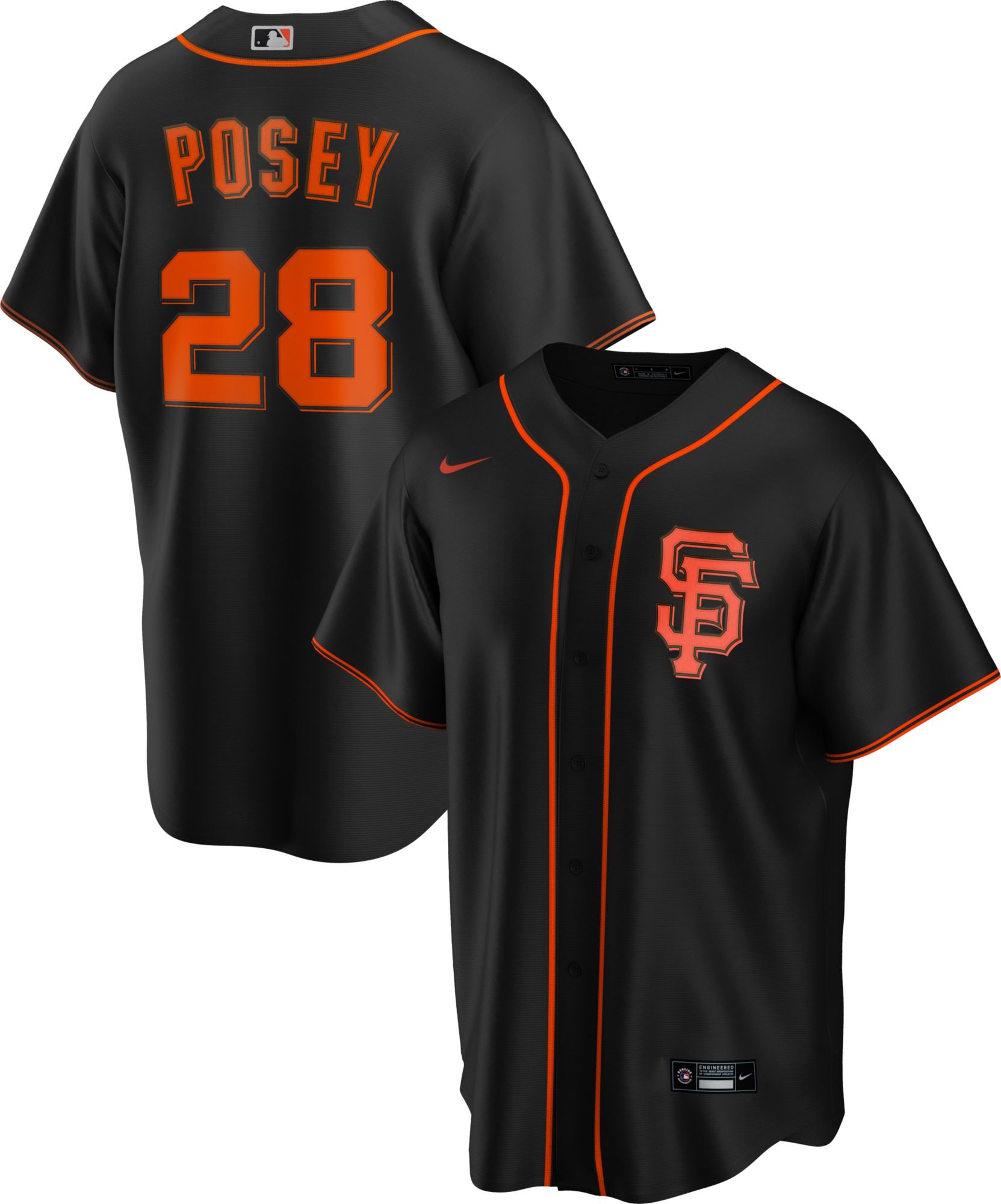 san francisco giants black jersey