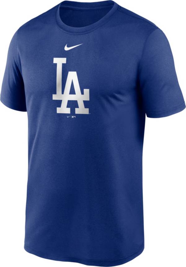 Nike Men's Los Angeles Dodgers Blue Large Logo Legend Dri-FIT T-Shirt product image