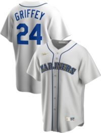 MLB BP Jersey - pullover - Seattle Mariners Ken Griffey Jr #24 NAVY / S