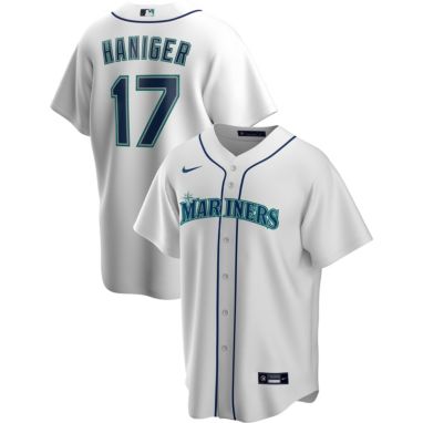 sorry, Nike Men's Replica Seattle Mariners Mitch Hainger #17 White Cool Base Jersey is currently out of stock