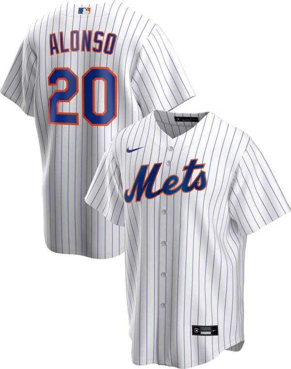 خلاط كهربائي يدوي Nike Men's Replica New York Mets Pete Alonso #20 White Cool Base Jersey خلاط كهربائي يدوي