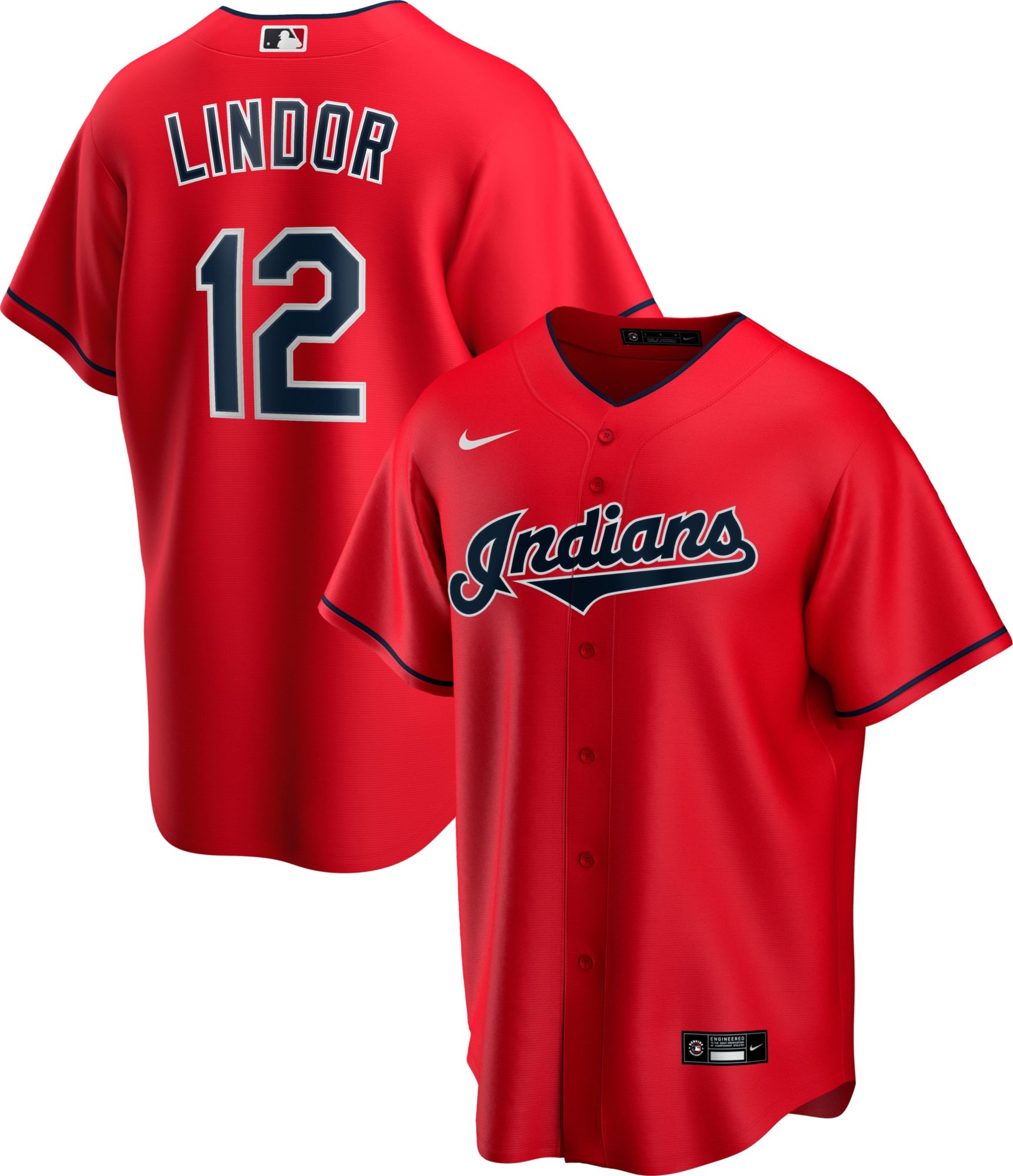 red cleveland indians shirt