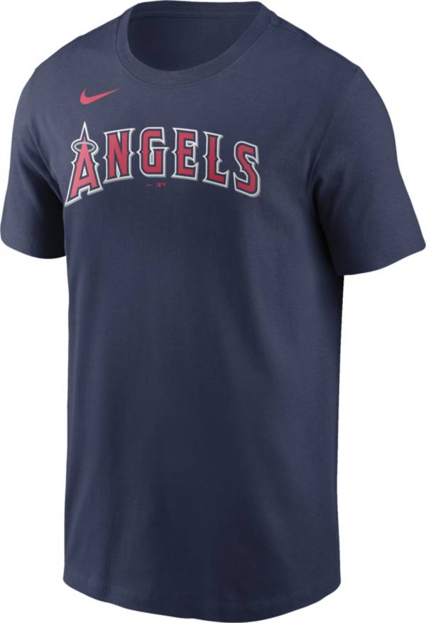 Nike Men's Los Angeles Angels Navy Wordmark Legend T-Shirt