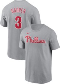Men's Nike Bryce Harper Black Philadelphia Phillies Black & White Name &  Number T-Shirt