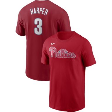 sorry, Nike Men's Philadelphia Phillies Bryce Harper #3 Red T-Shirt is currently out of stock