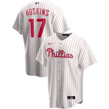 sorry, Nike Men's Replica Philadelphia Phillies Rhys Hoskins #17 White Cool Base Jersey is currently out of stock