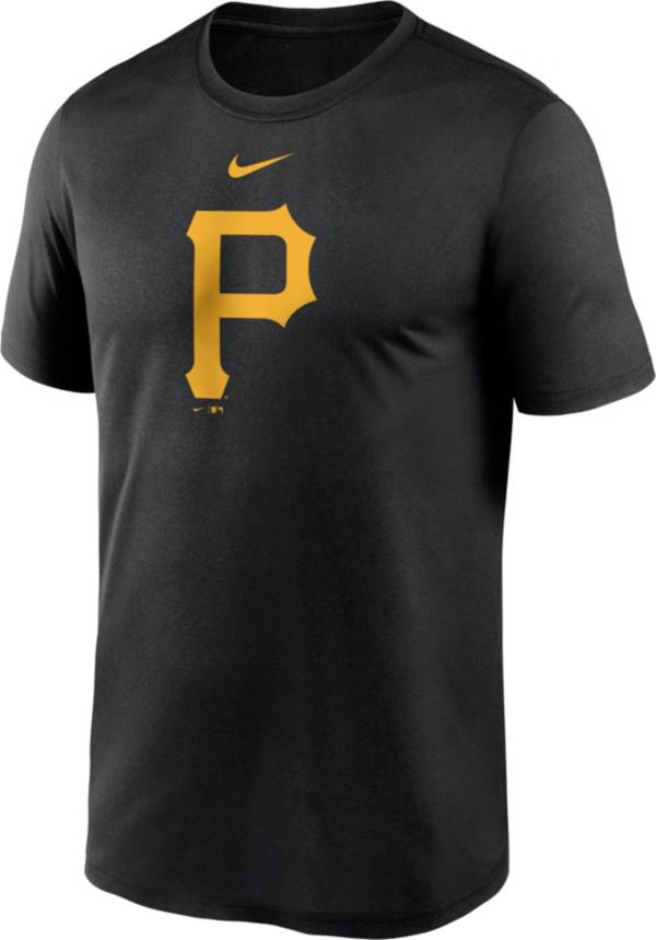 Nike Men's Pittsburgh Pirates Black Large Logo Legend Dri-FIT T-Shirt