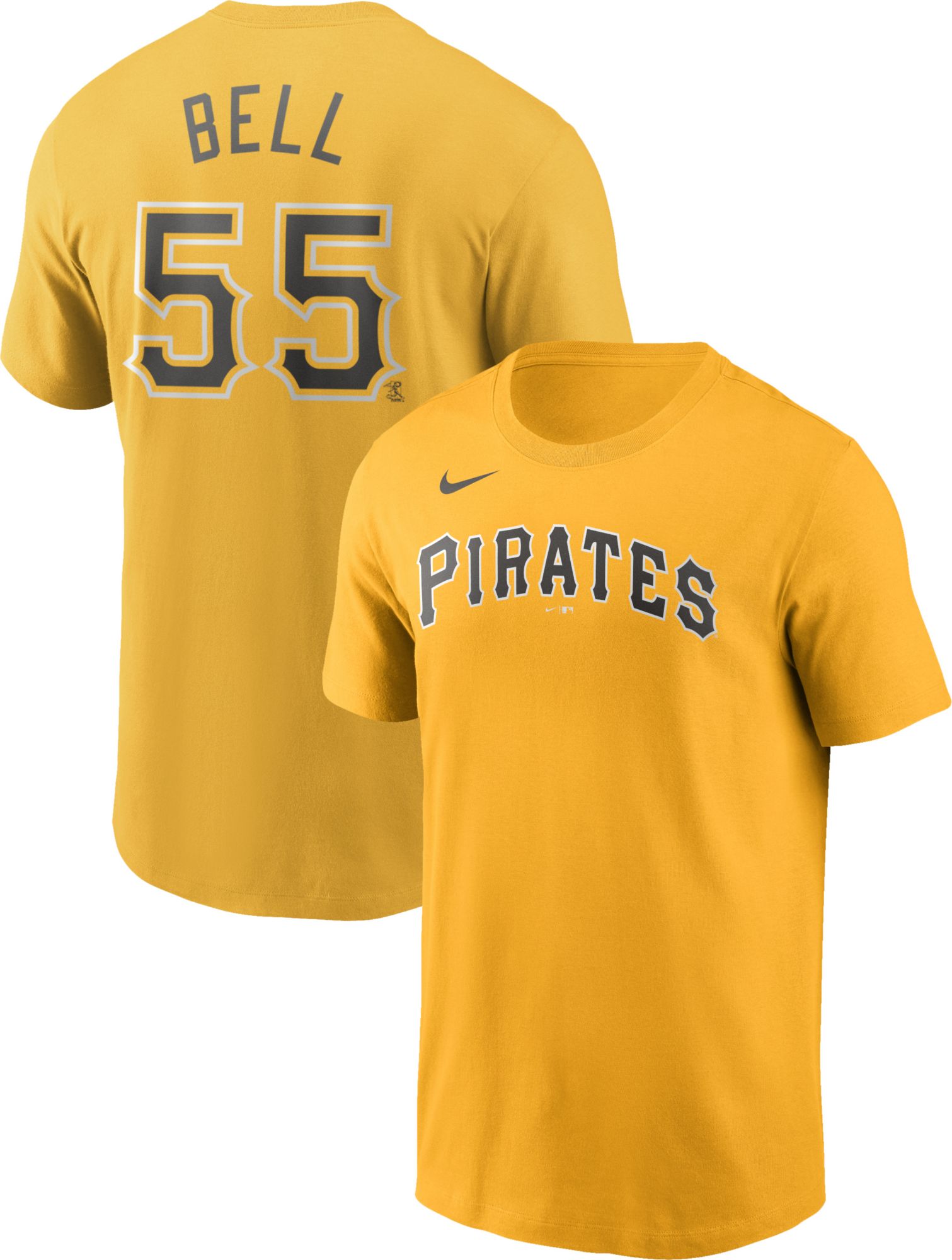 yellow pittsburgh pirates t shirt