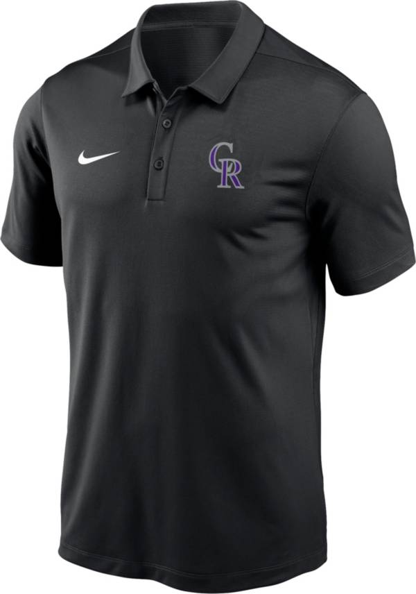 Nike Men's Colorado Rockies Black Franchise Polo