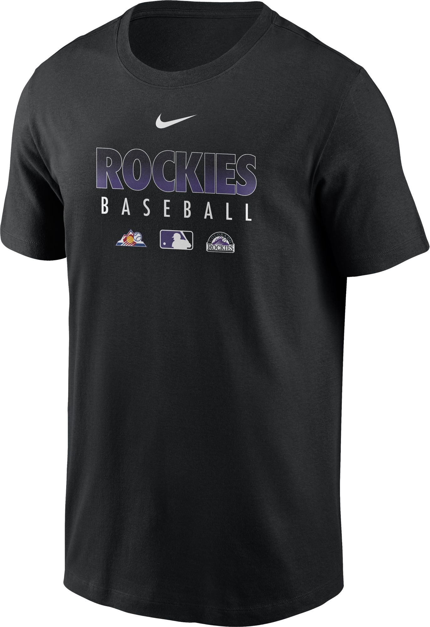 Colorado Rockies Black Dri-FIT Baseball 