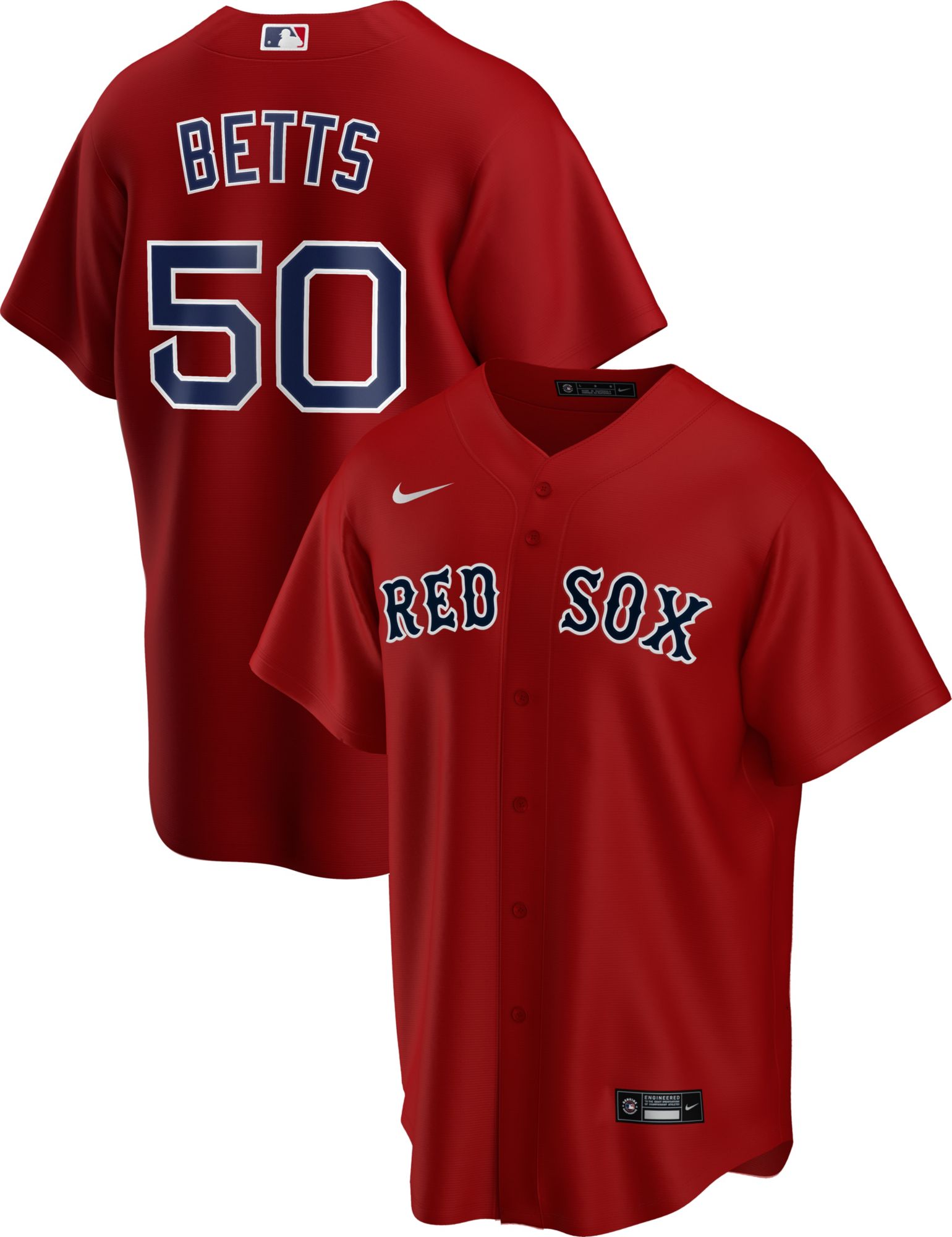 red mookie betts jersey