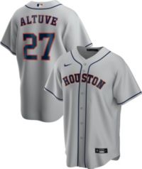 Nike Men's Replica Houston Astros Jose Altuve #27 Cool Base White