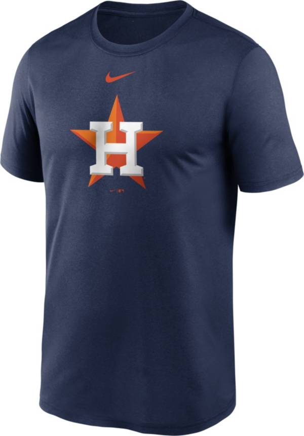 Nike Men's Houston Astros Navy Large Logo Legend Dri-FIT T-Shirt