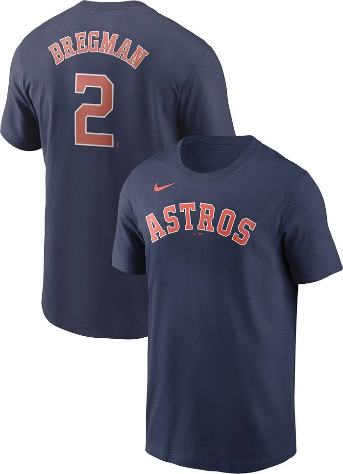 Dick's Sporting Goods Nike Youth Houston Astros Alex Bregman #2 Navy T-Shirt