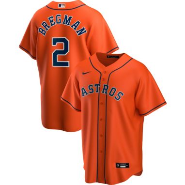 sorry, Nike Men's Replica Houston Astros Alex Bregman #2 Orange Cool Base Jersey is currently out of stock