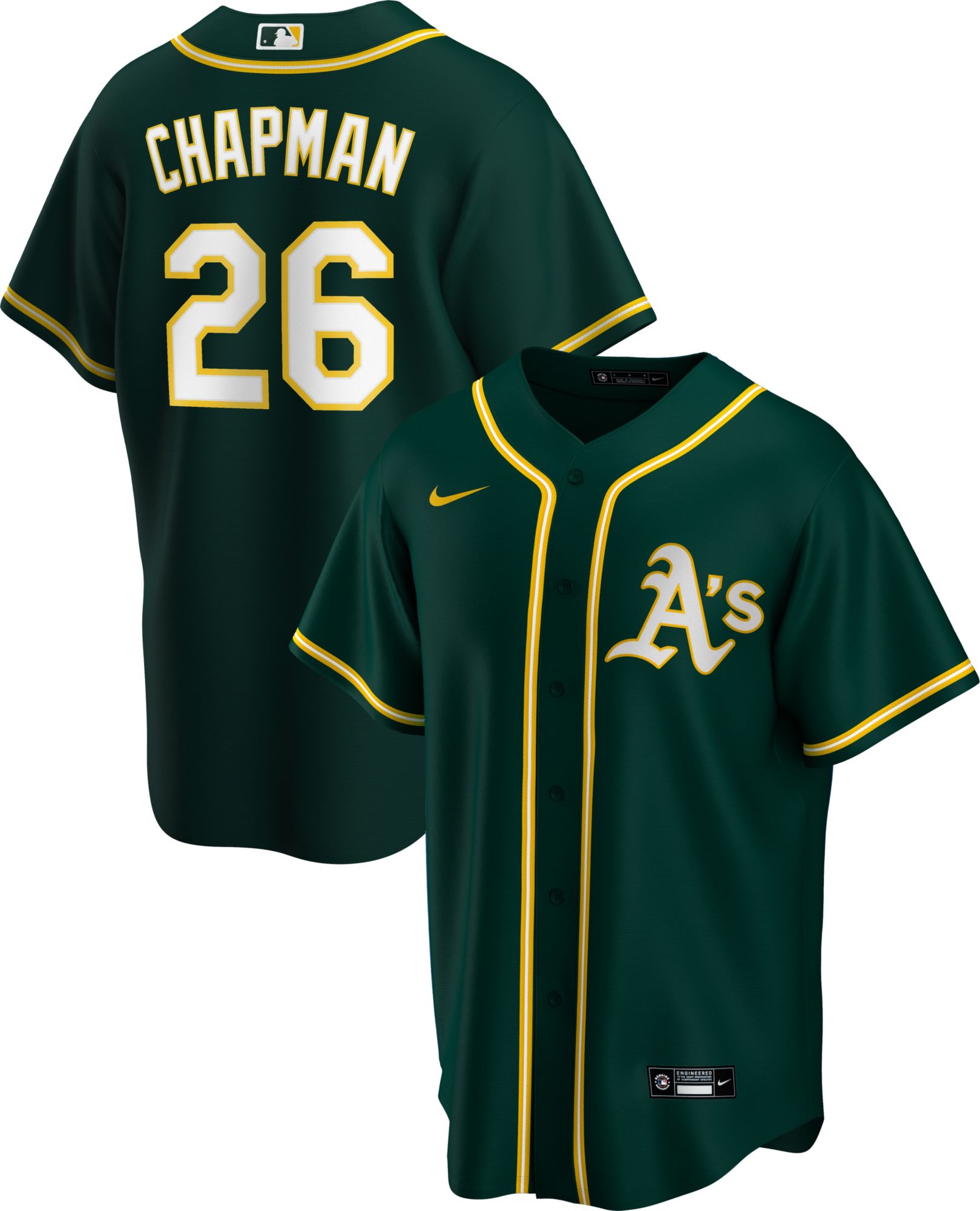 green a's jersey