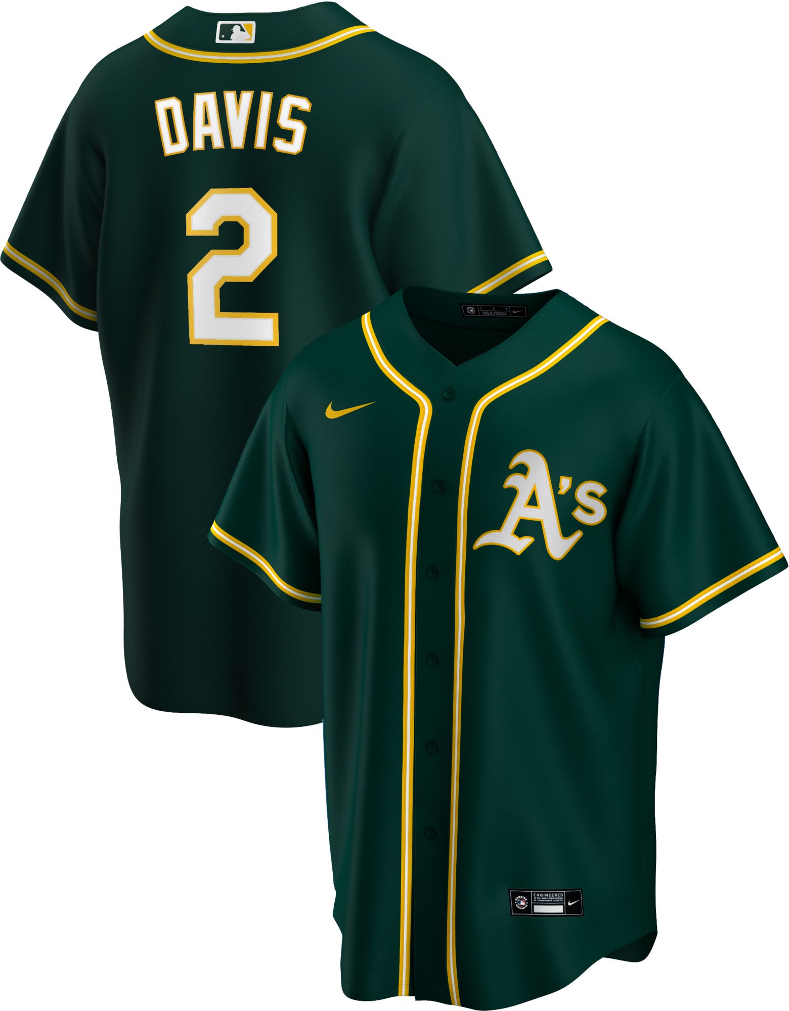 a's green jersey