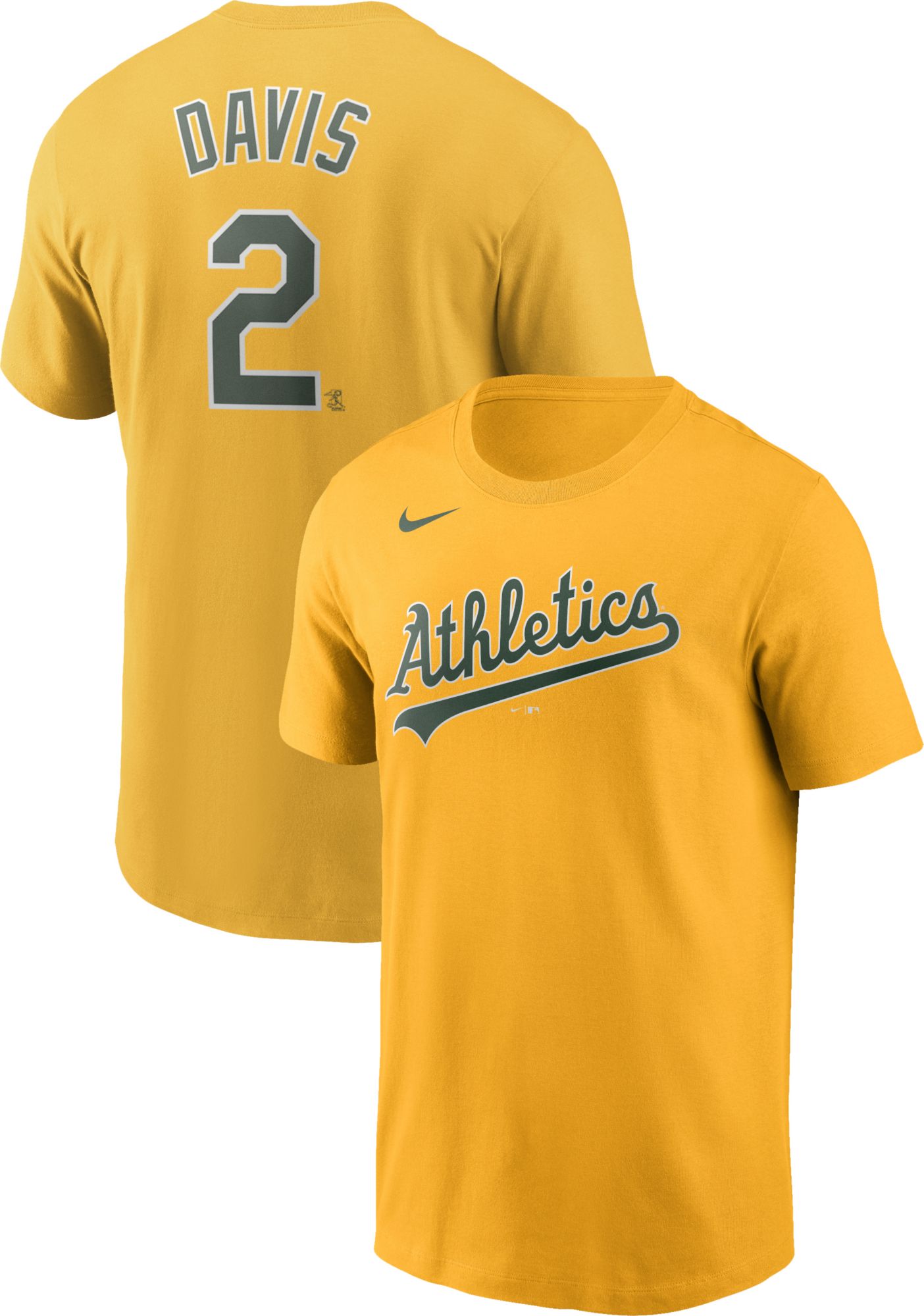 oakland a's yellow jersey