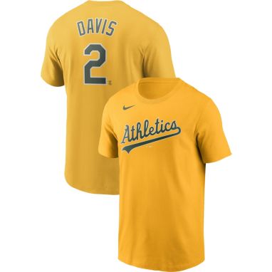 sorry, Nike Men's Athletics Khris Davis #2 Yellow T-Shirt is currently out of stock