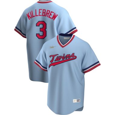 sorry, Nike Men's Minnesota Twins Harmon Killebrew #3 Blue Cooperstown V-Neck Pullover Jersey is currently out of stock