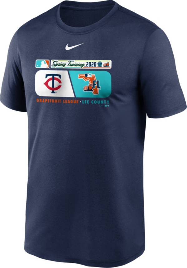 Nike Men's Minnesota Twins Navy Dri-FIT 2020 Spring Training T-Shirt