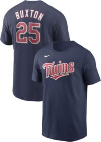 Nike Men's Minnesota Twins Byron Buxton #25 Navy T-Shirt