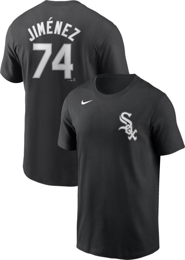 كامري كهرباء Nike Men's Chicago White Sox Eloy Jimenez #74 Black T-Shirt كامري كهرباء