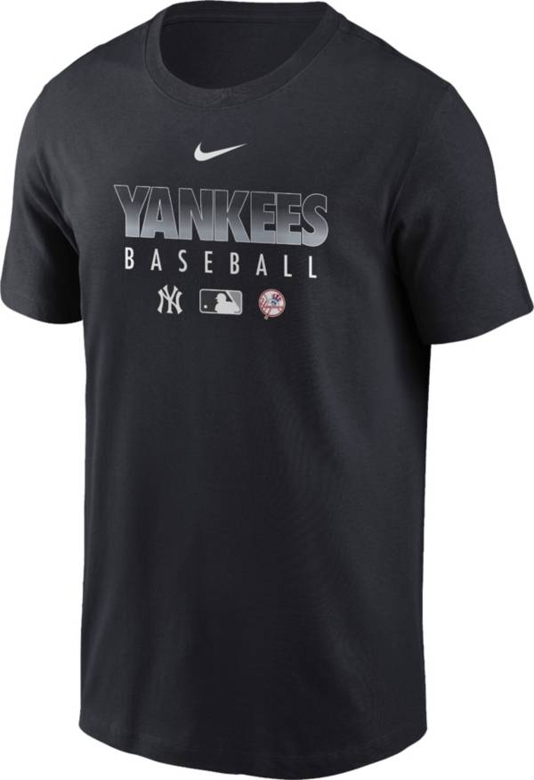 Download Nike Men's New York Yankees Navy Dri-FIT Baseball T-Shirt ...