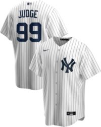 Nike Men's Replica New York Yankees Aaron Judge #99 White Cool Base Jersey