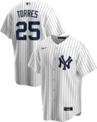 Men's Nike Gleyber Torres Gray New York Yankees Road Replica Player Name  Jersey