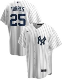 Toddler New York Yankees Gleyber Torres Nike White Home Replica Player  Jersey