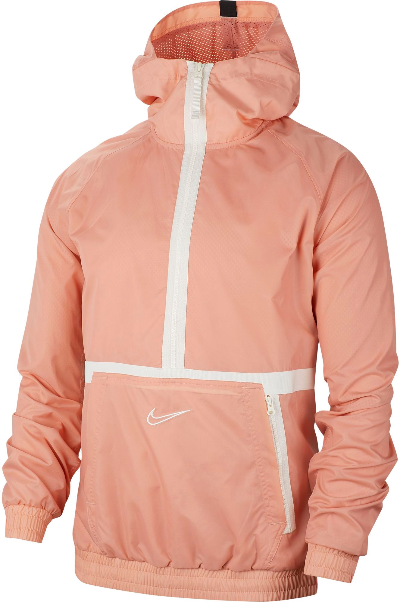 pink nike zip up jacket