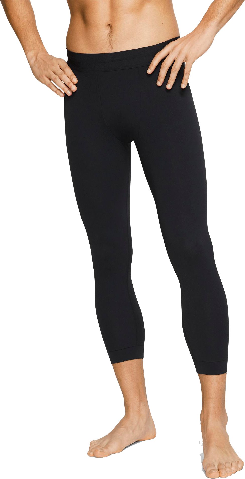 nike men's yoga pants black