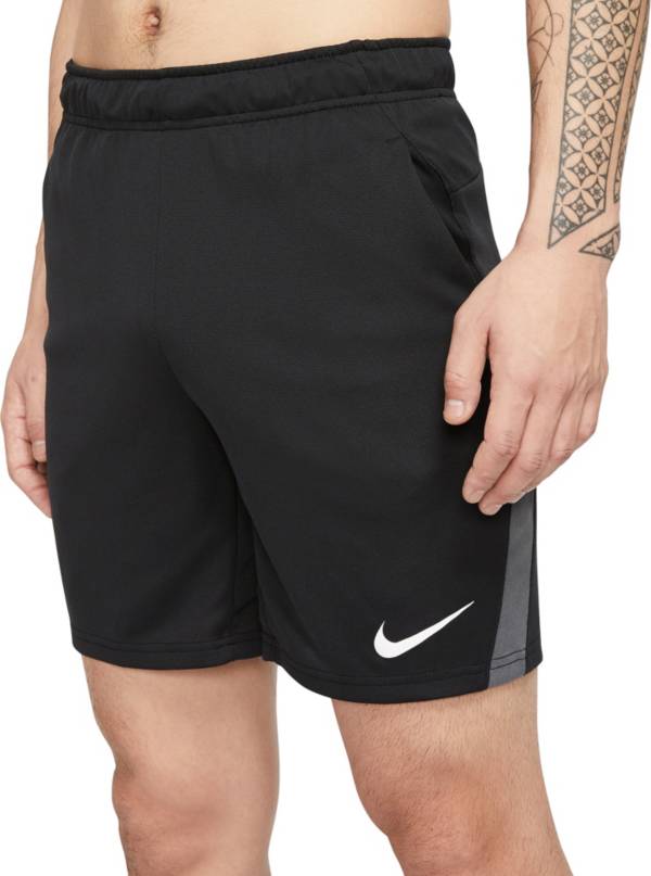 Nike Shorts Adult Large Black Gym Outdoors Athletic Training Dri-Fit Mens
