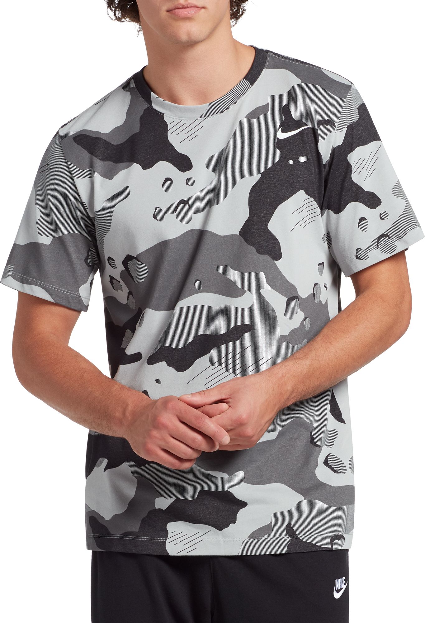 nike grey camo shirt