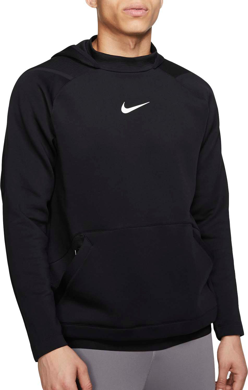 nike pro men's pullover hoodie