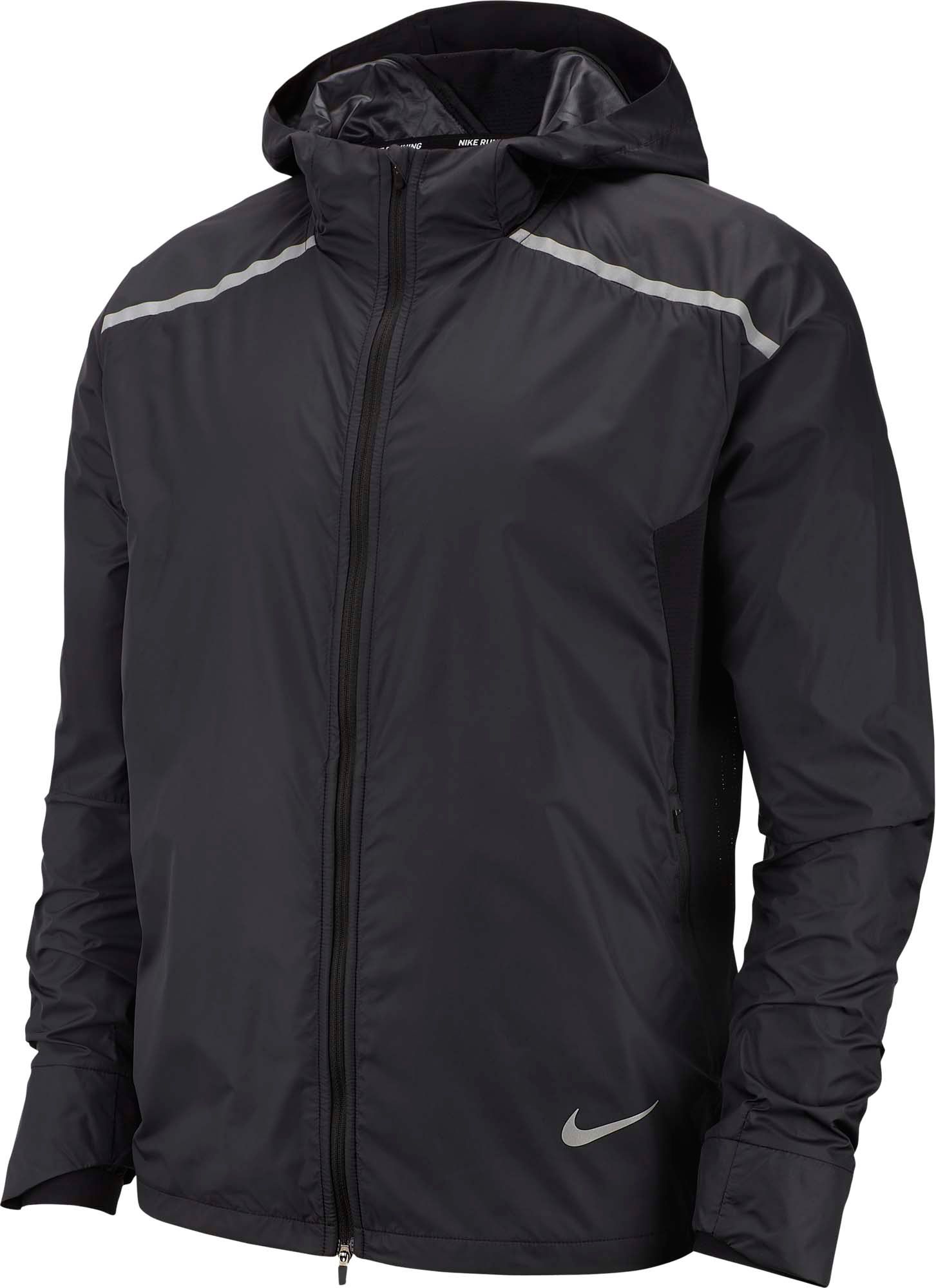 nike men's repel hooded running jacket