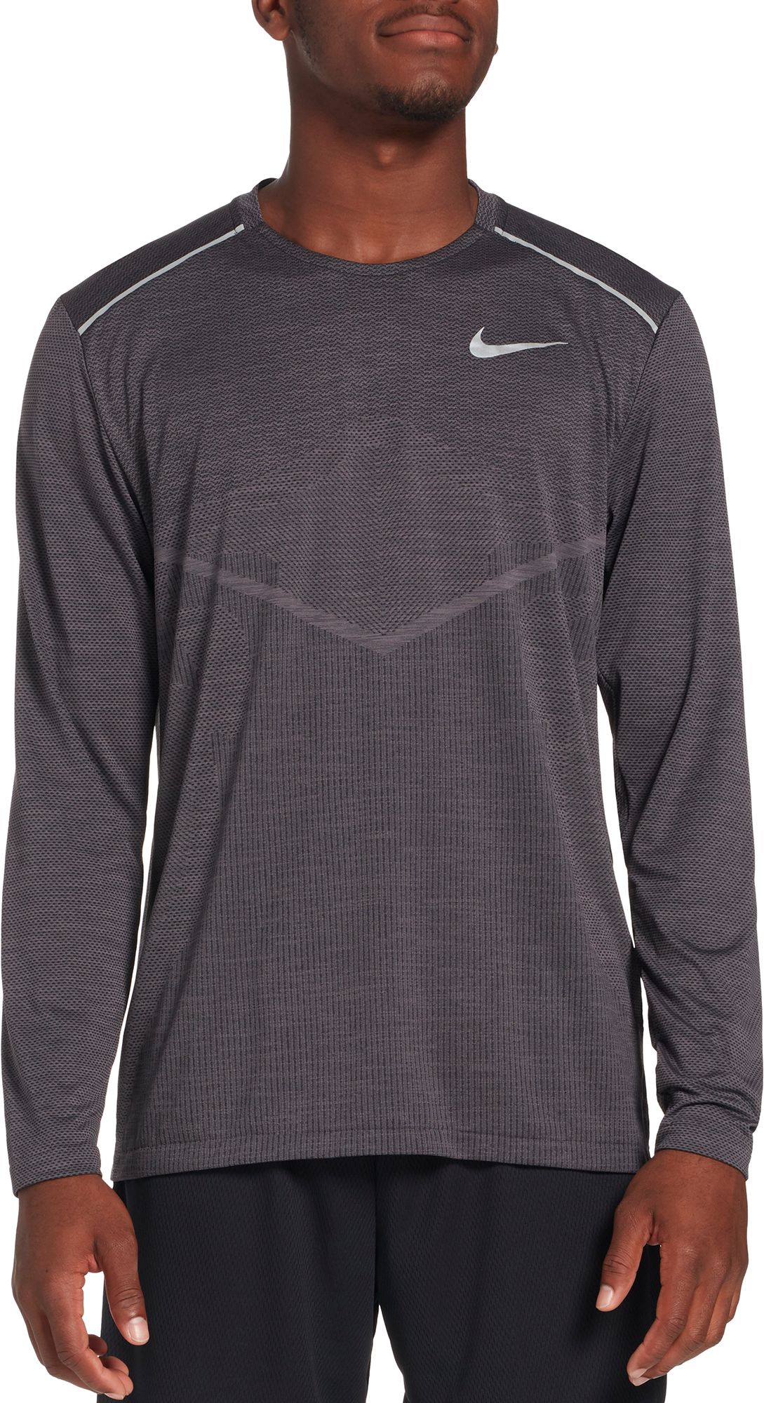 nike grey long sleeve mens